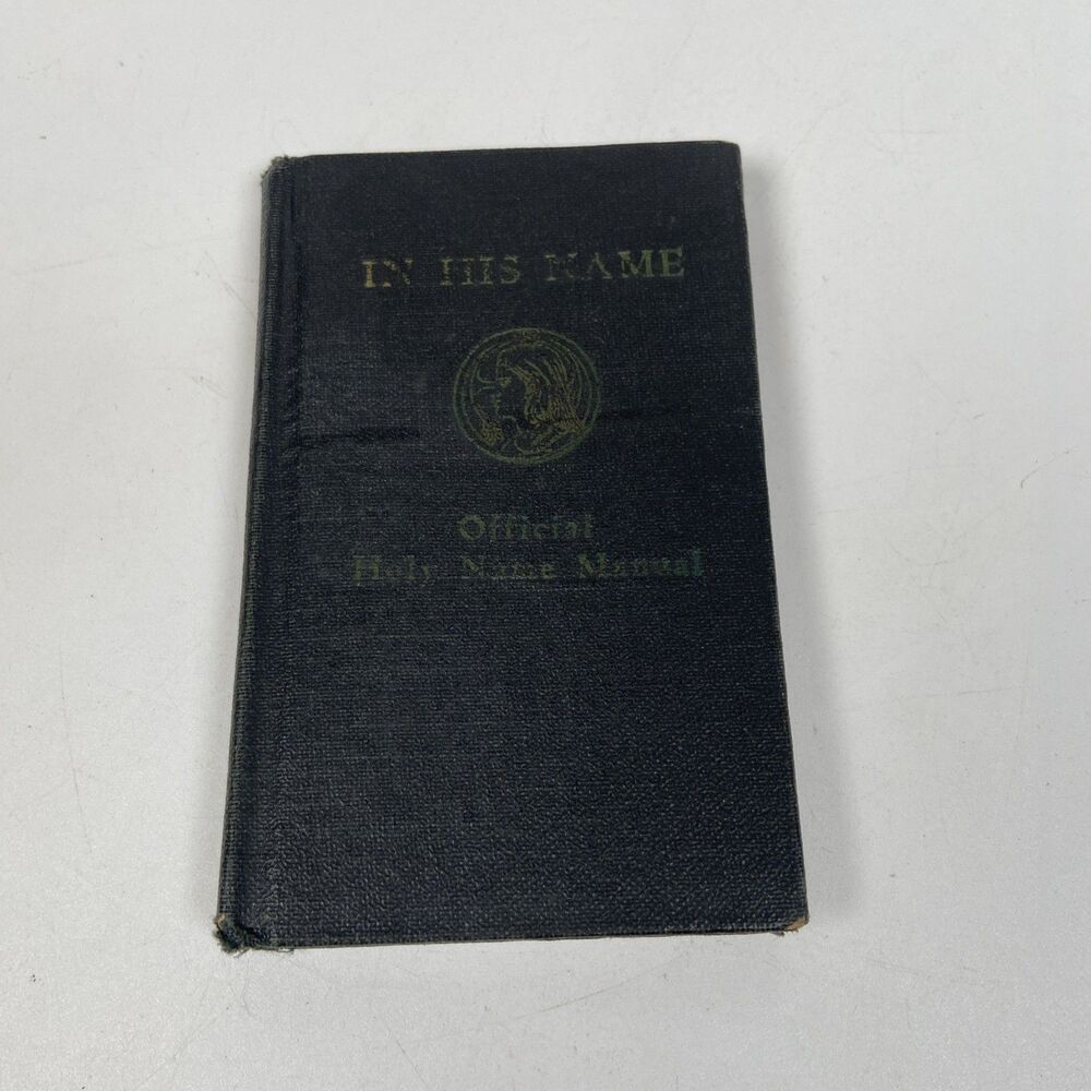 Official Holy Name Pocket Manual 1941 Catholic Black HB Small Mini Book